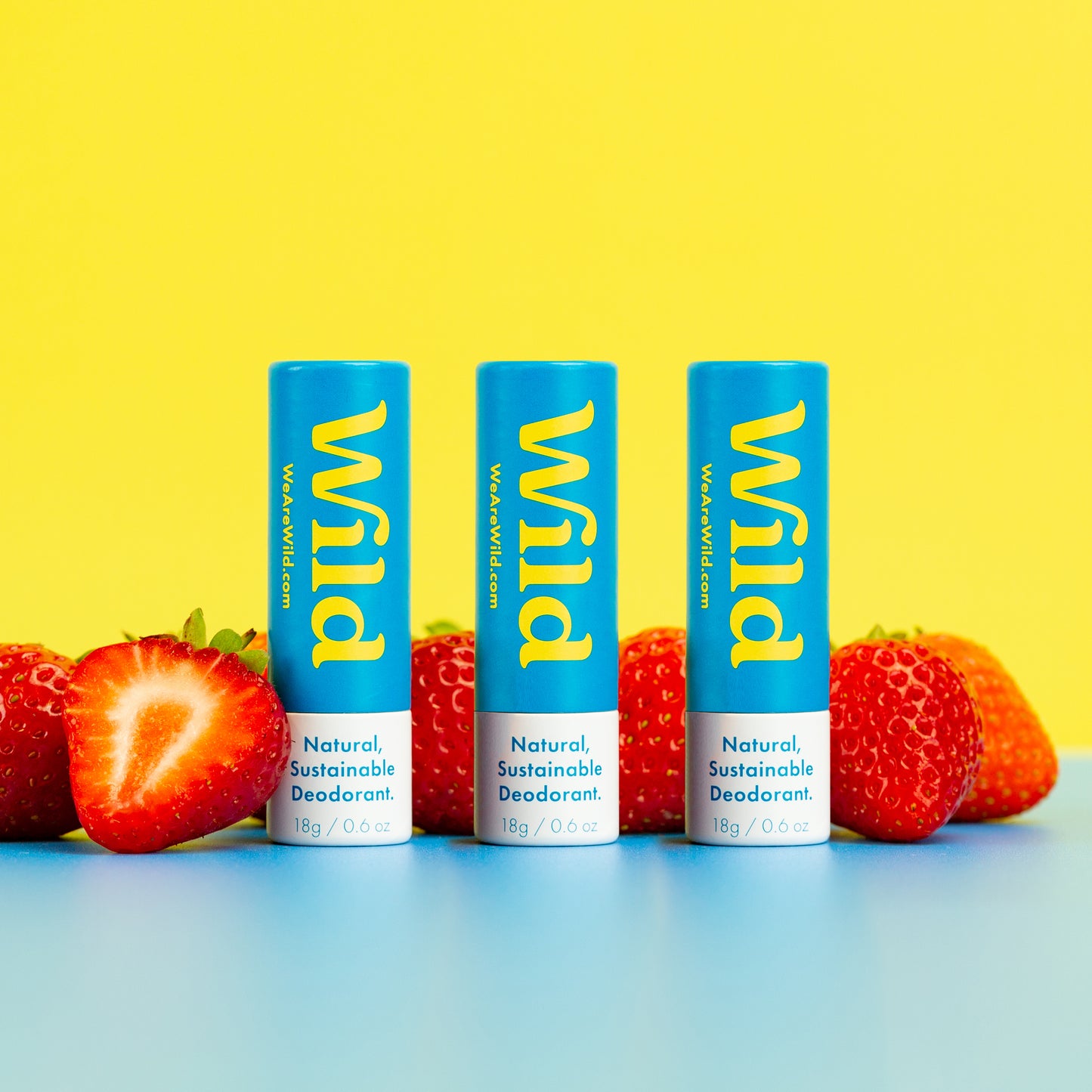 Wild Strawberries 3 x mini deodorants