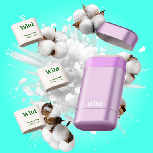 Purple Case Deodorant + Fresh Cotton & Sea Salt Trio Pack