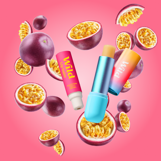 Ombre Lip Balm Case & Passionfruit Swirl Refill Starter Pack