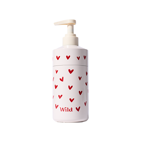 Red love Heart Body Wash Case