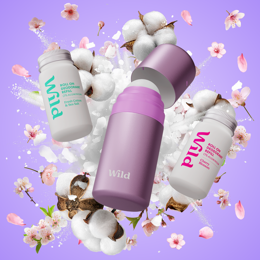 NEW! Purple Roll On Deodorant Starter Pack