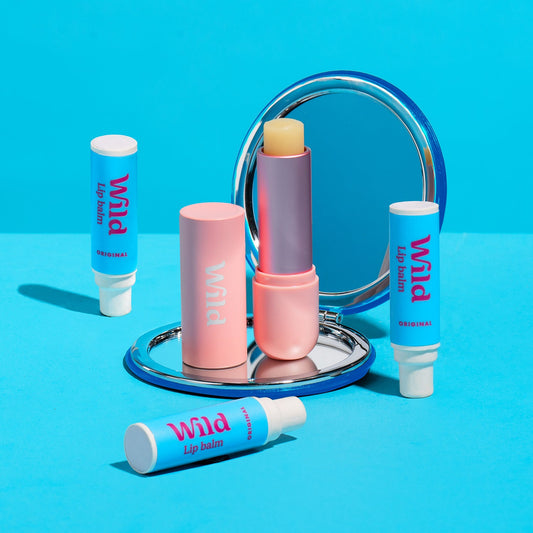 Rose Lip Balm Case + Original Refill Trio Pack